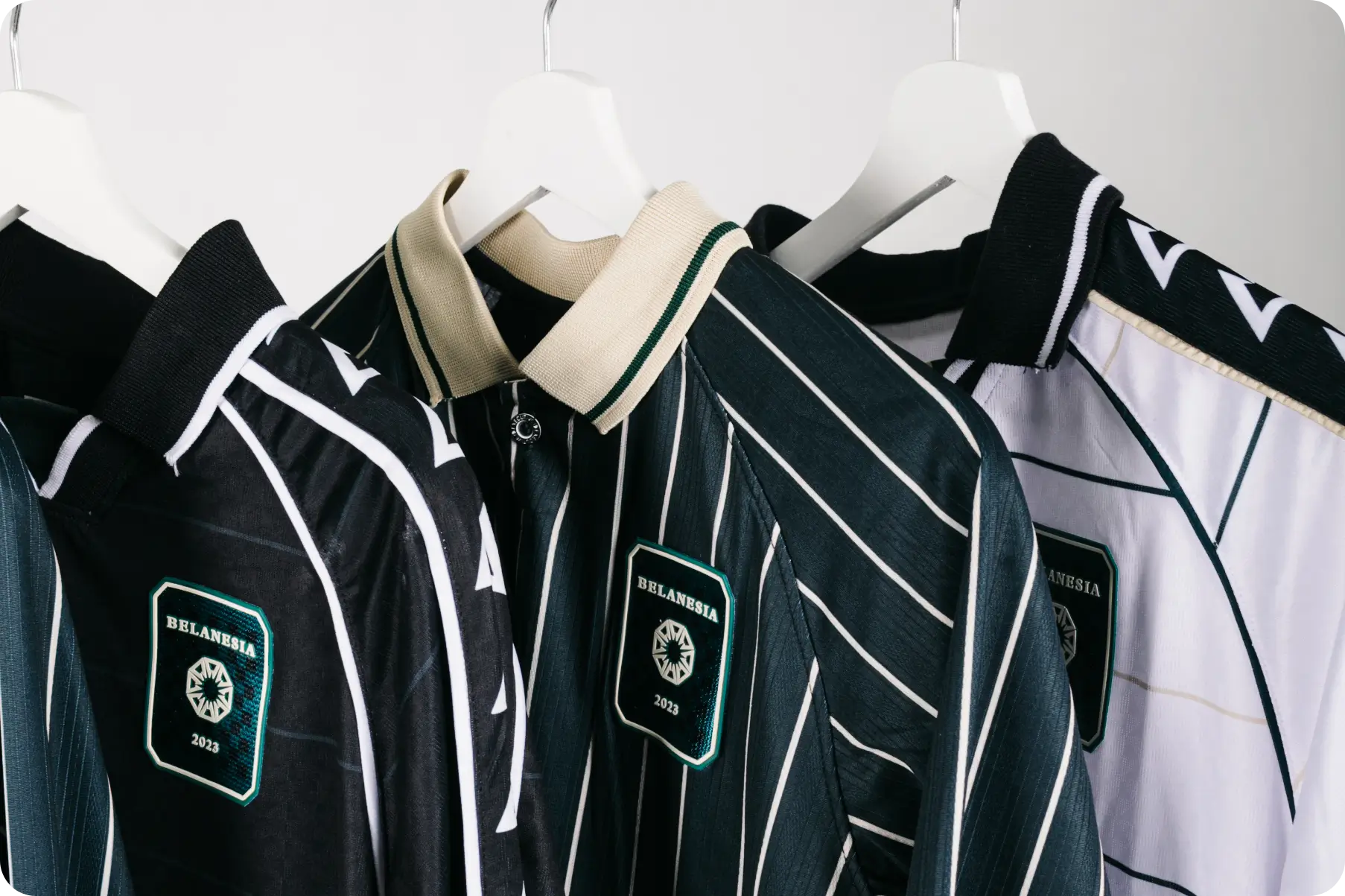 Belanesia teamwear collectie overzicht