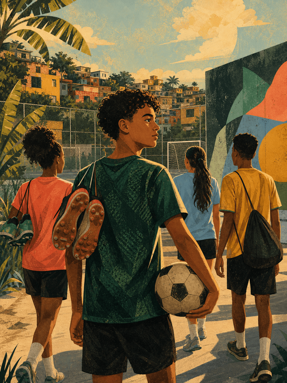 Players meeting for training in Brazil